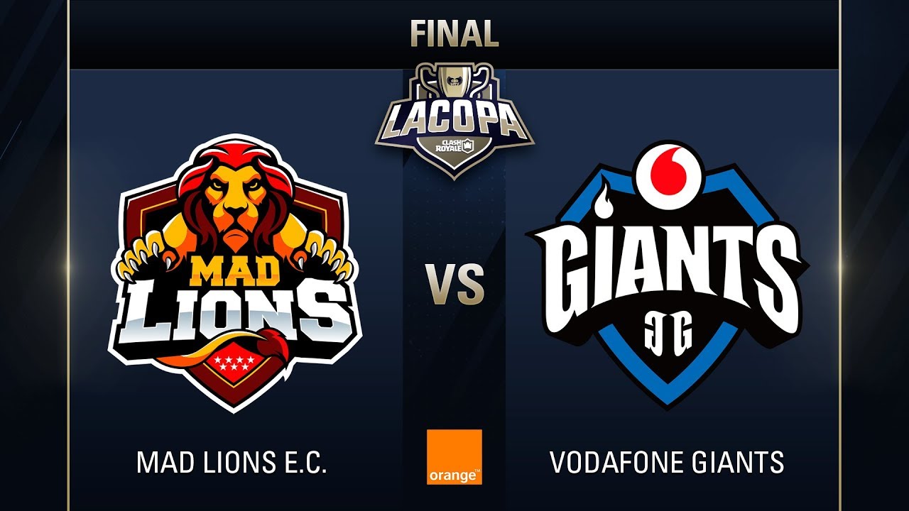 MAD LIONS E.C. VS VODAFONE GIANTS - FINAL- LA COPA DE CLASH ROYALE - PLAYOFFS