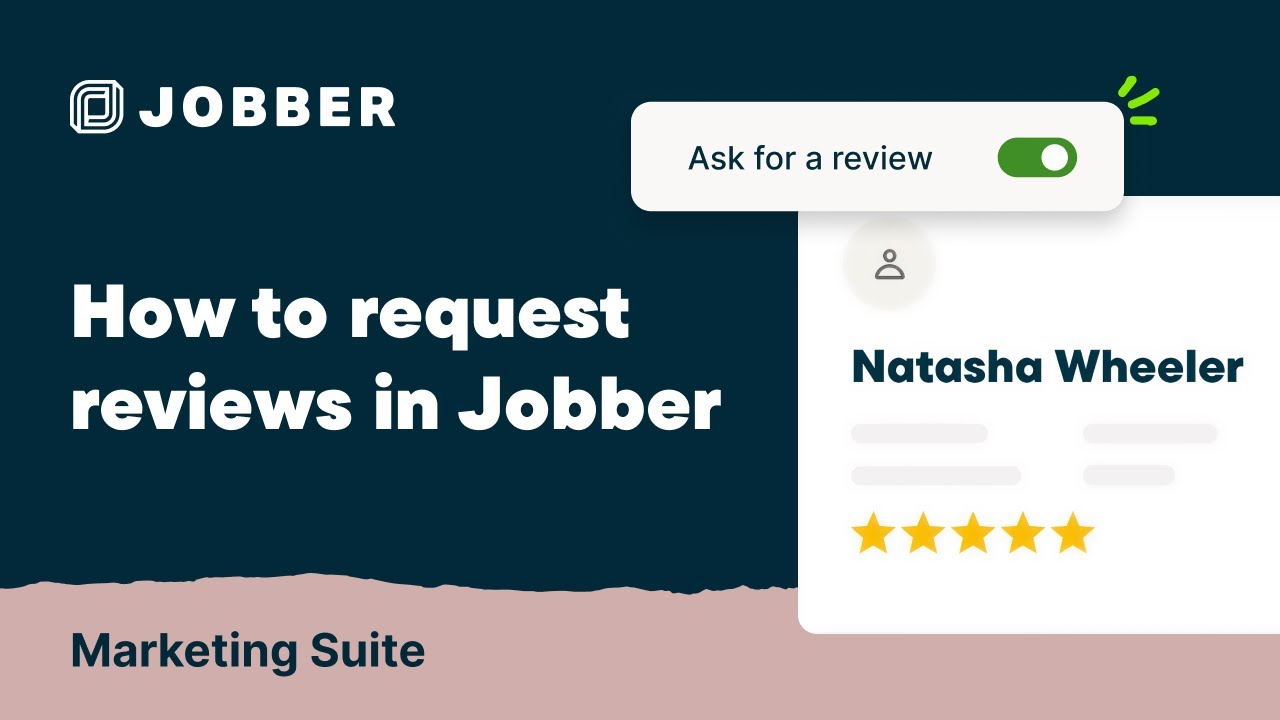 How to Request Reviews in Jobber | Marketing Suite