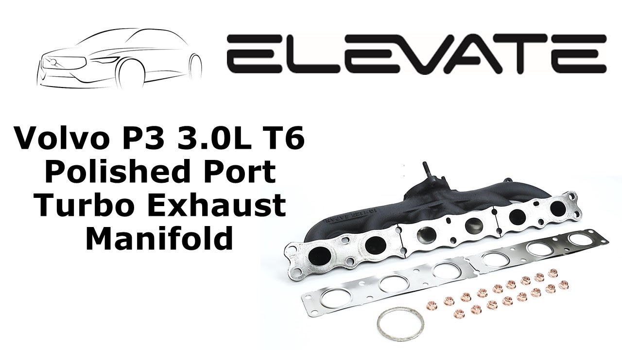 Elevate Volvo P3 3L T5 Polished Port Exhaust Manifold