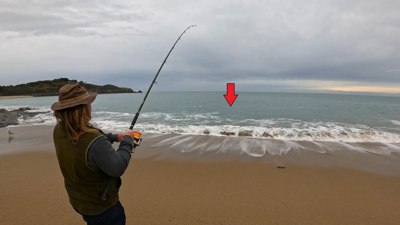 Pêche du bord : le montant depuis la plage !