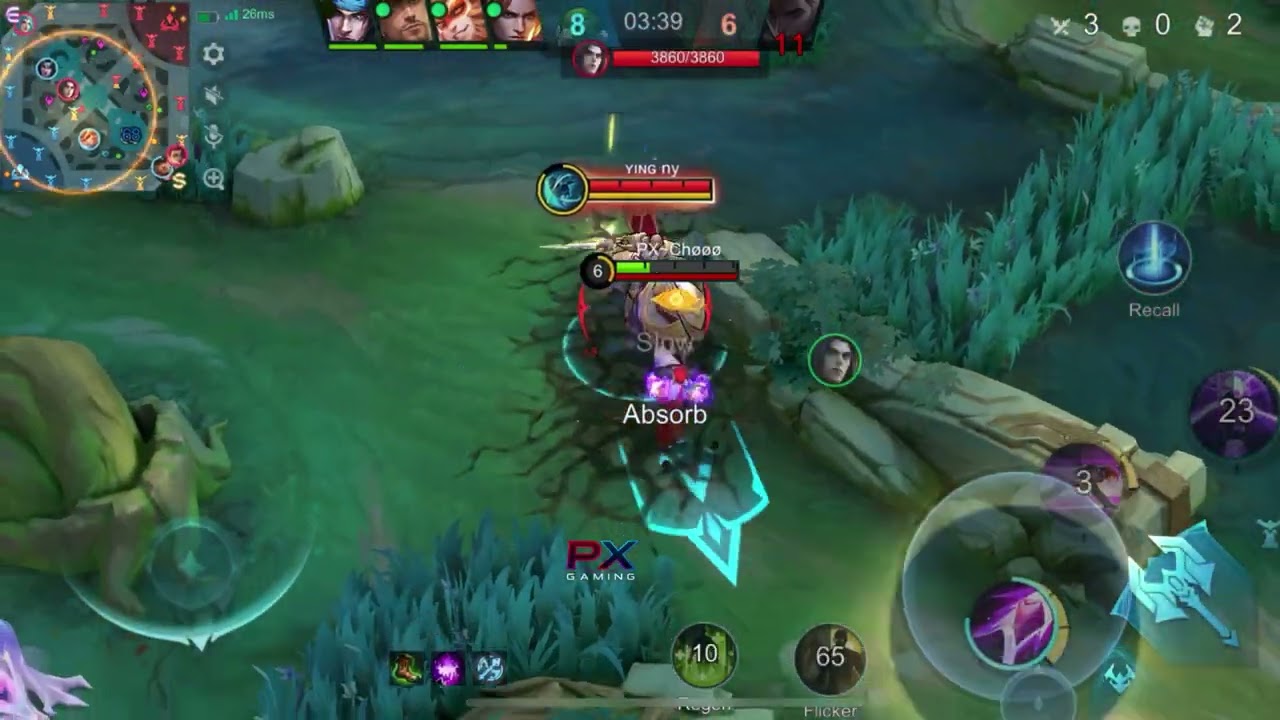 របៀបលេ Chou mid lane // Easy Chou rotate lane