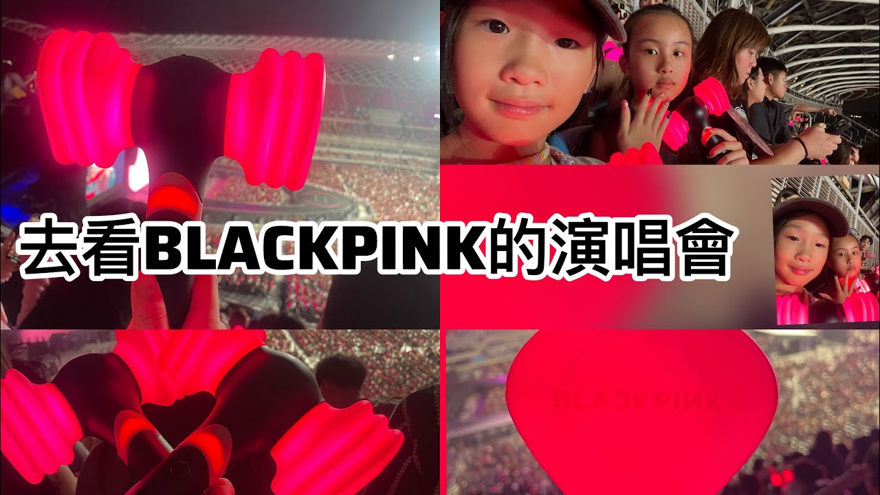 人生第一次跟閨蜜去看BLACKPINK的演唱會 🎵全場暴動🔥￼