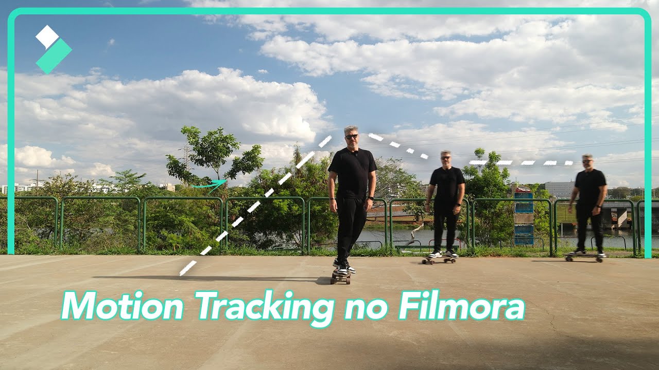Faça TEXTOS e ELEMENTOS SEGUIREM o OBJETO PRINCIPAL do VÍDEO | Motion Tracking Filmora