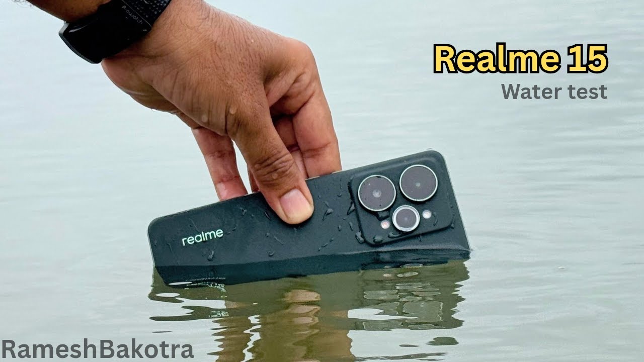 Realme 15 Water Test