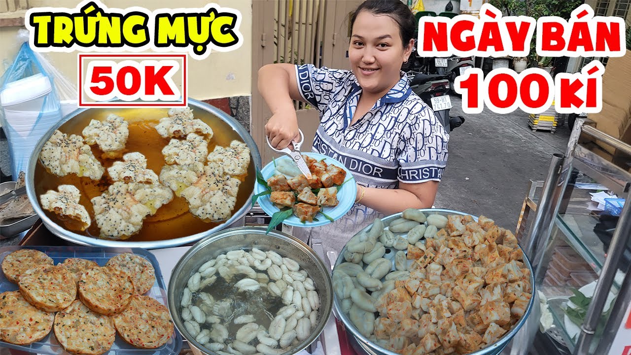 Em Gái Bán Trứng Mực Phan Thiết 50K Tự Tin Đồ Nguyên Chất Ngày Bán 100 Kí Dù Ẩn Mình Trong Hẻm