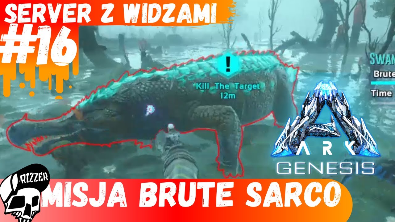 🦕 Misja Polowanie na GIGA SARCO - ARK GENESIS PL #16 | ARK Survival Evolved po polsku