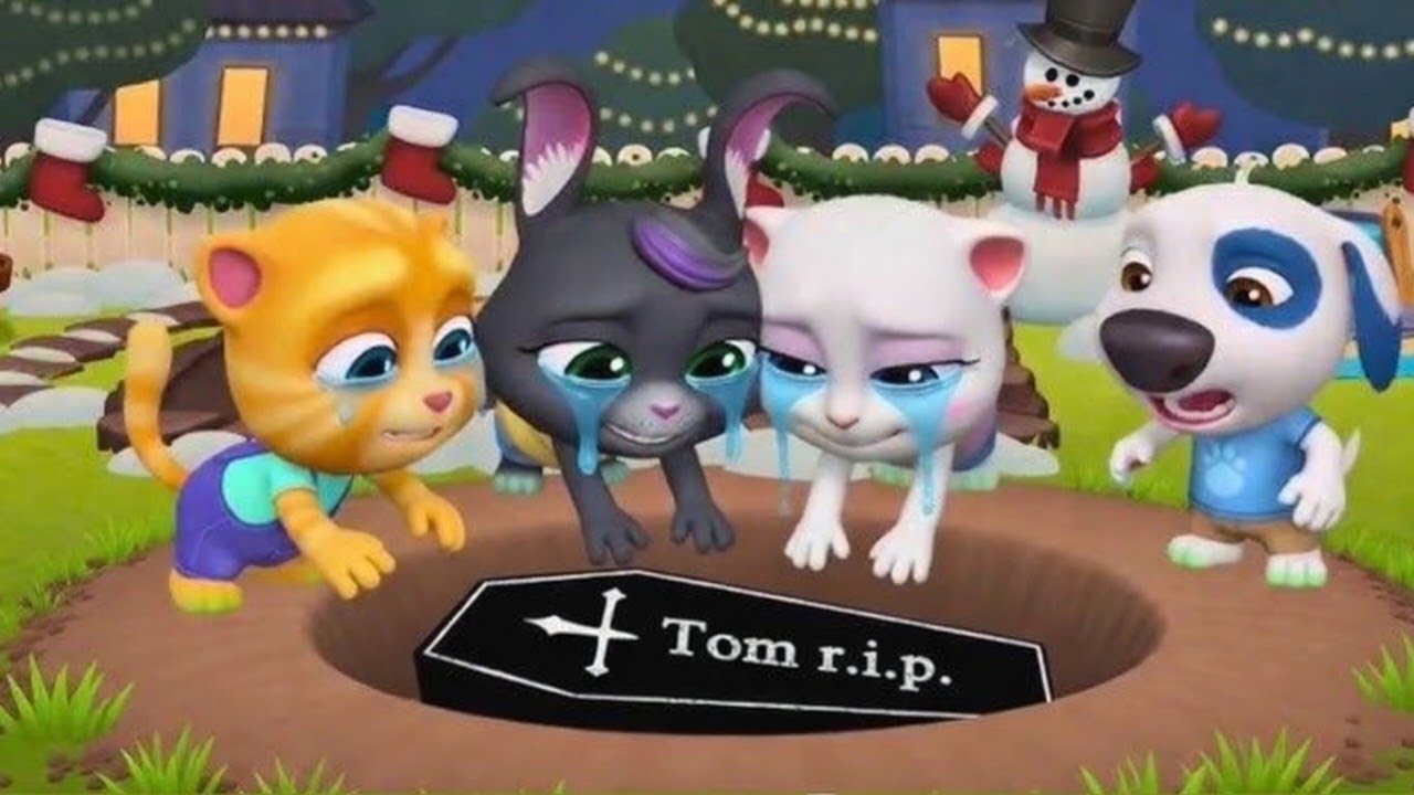 R.I.P Tom-AMONG US-My Talking Tom Friends Gameplay #talkingtom @TalkingTom 