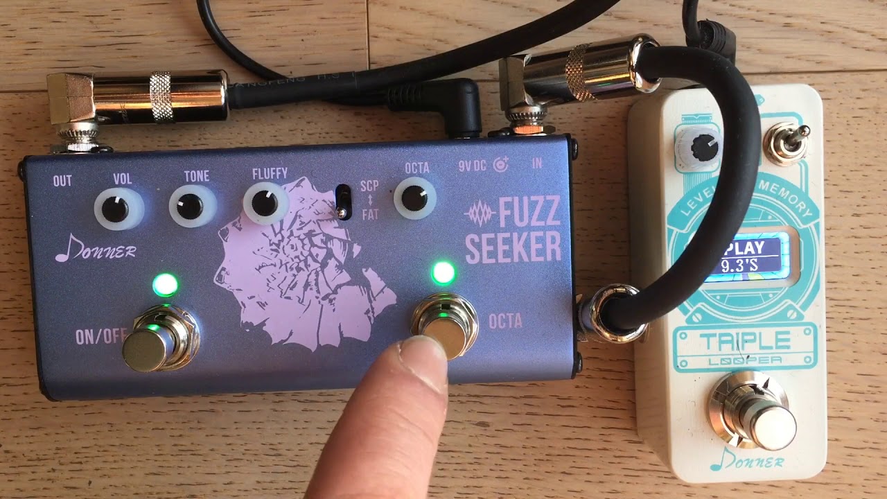 Donner FUZZ GUITAR PEDAL - Fuzz Seeker GTR DEMO