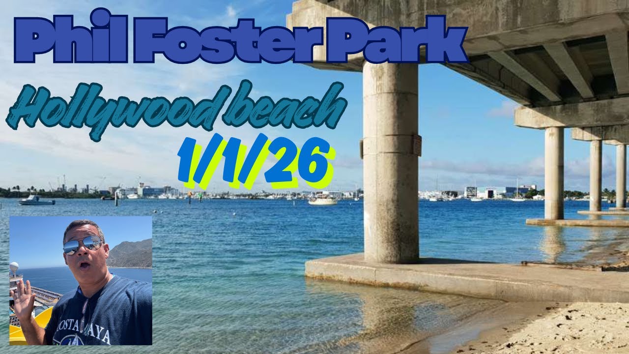 Jan 1, 2026 /  Phil Foster Park  / Hollywood beach / first outing of the year