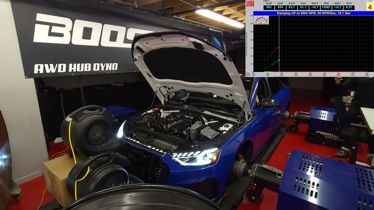 2023 AUDI A4 stage 1+ 93 DYNO
