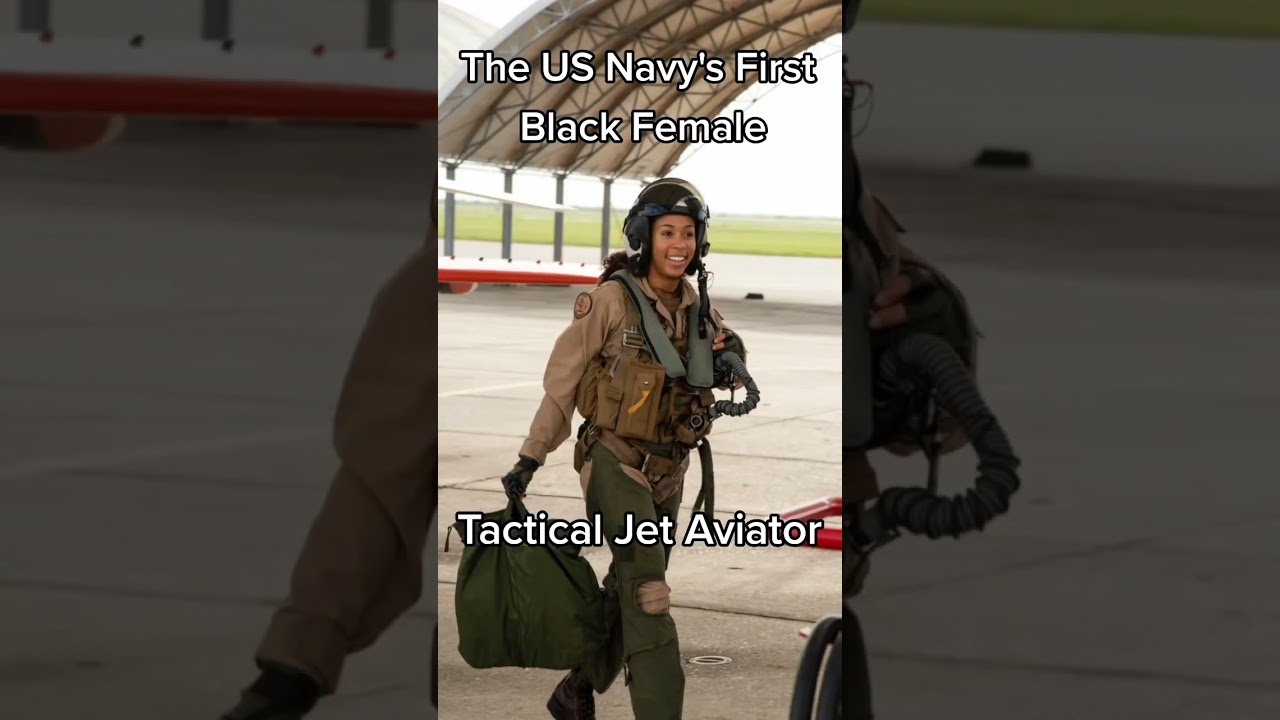 USN 1st Black Female Tactical Aviator: Maddy Manhertz Swegle 