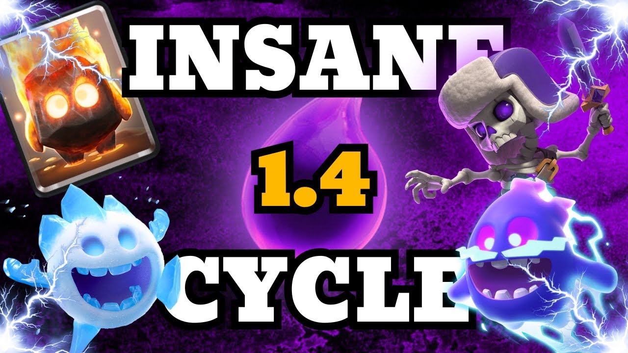1.4 Elixir Cycle Deck (GOES WRONG) - Clash Royale