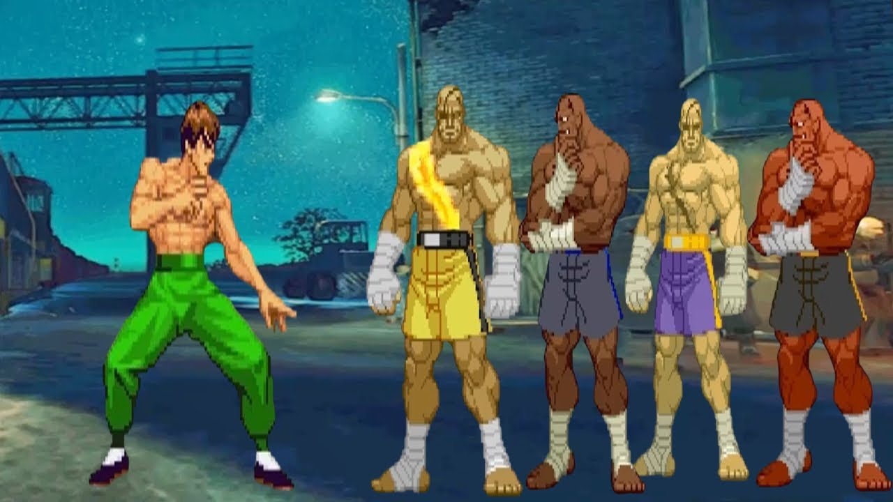 [KOF Mugen] feilong VS sagat StreetFighter