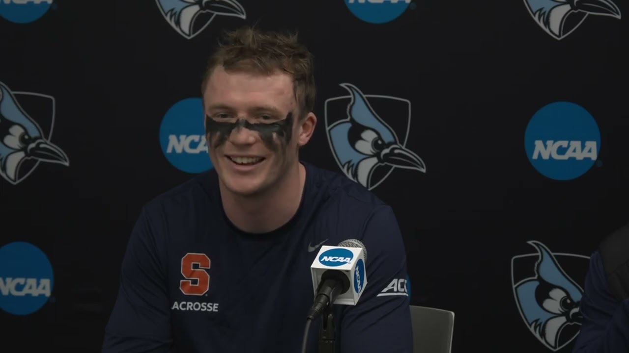 Syracuse Men's Lacrosse Postgame vs Johns Hopkins