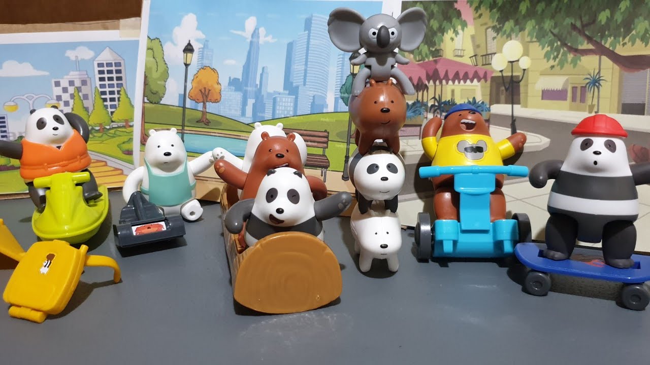 We Bare Bears McDo Happy Meal Toys Unboxing
