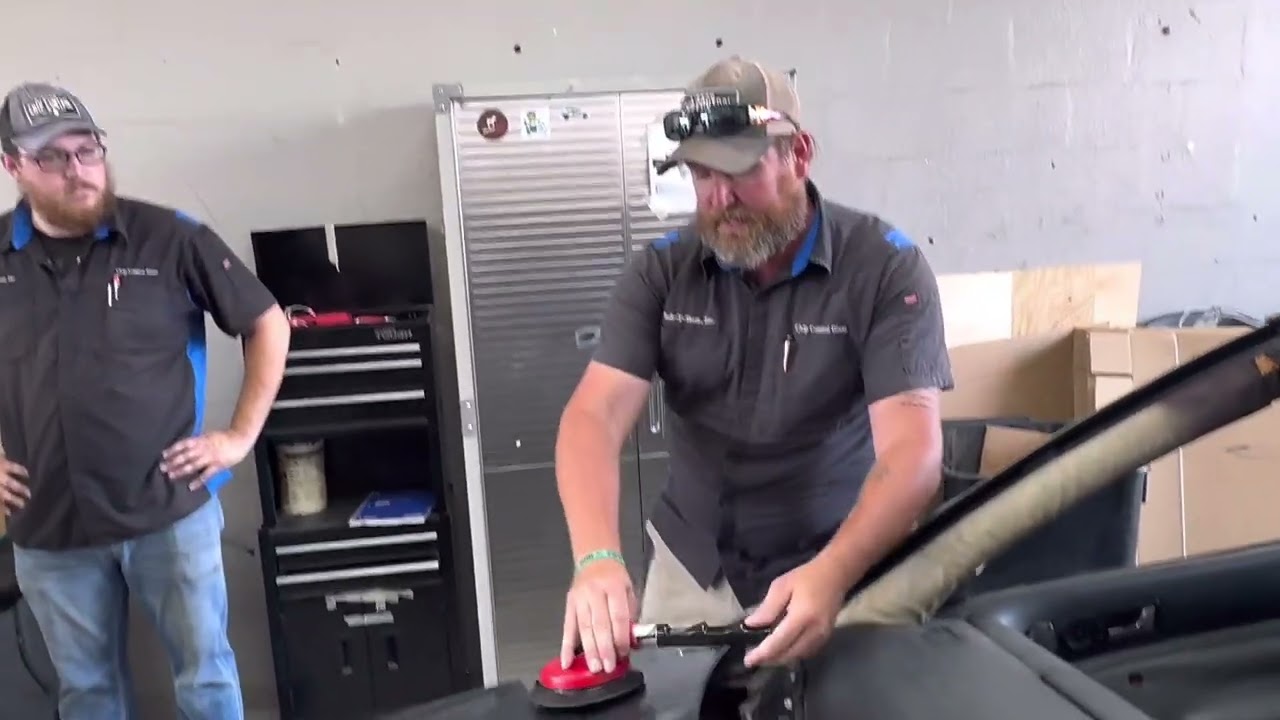Windshield setting tool, Equalizer Sidekick, demonstration