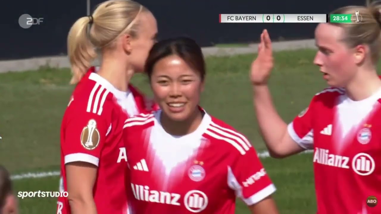 バイエルン完勝　谷川萌々子２つのゴール貢献