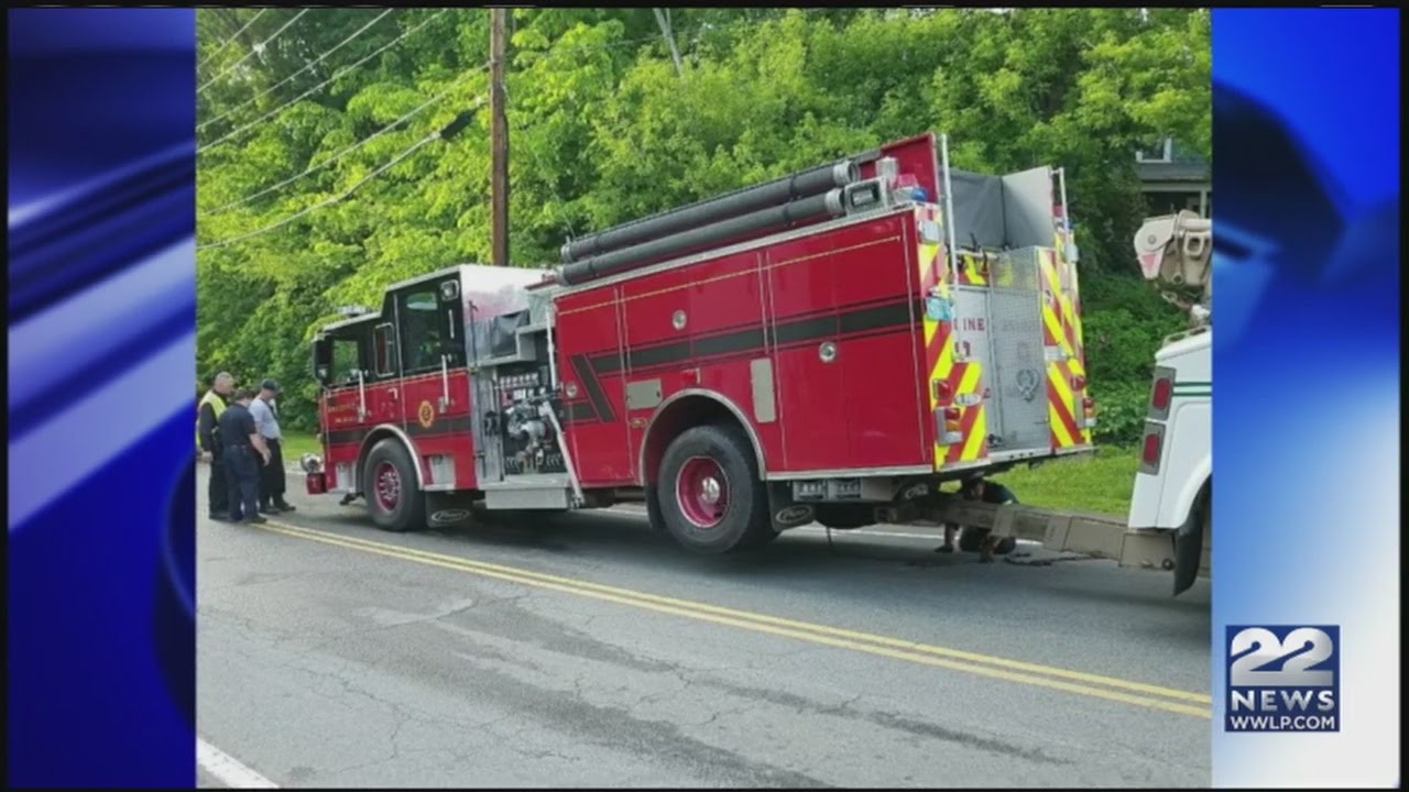Greenfield fire truck involved in car accident