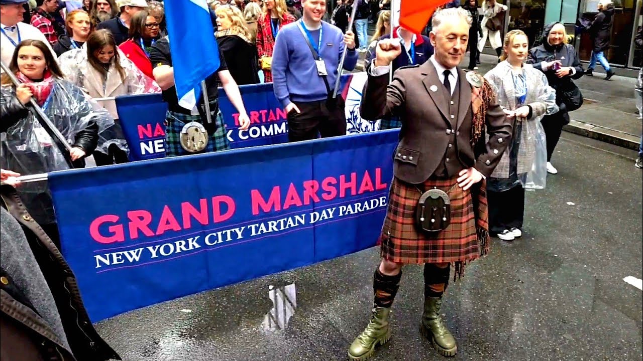 Alan Cumming - 2025 NYC Tartan Day Parade Grand Marshal