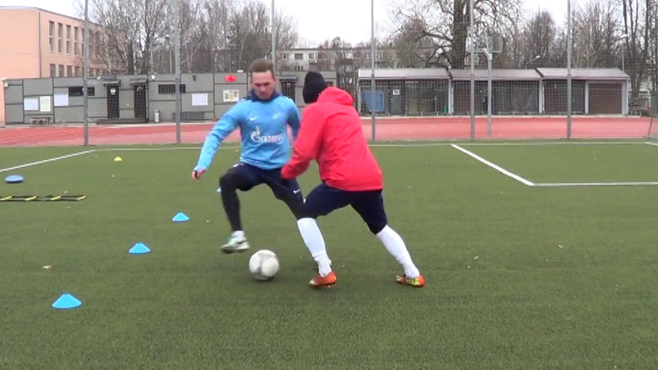 Individual football training • Coordination, Agility, Speed, Balance, Defense drills (HD)
