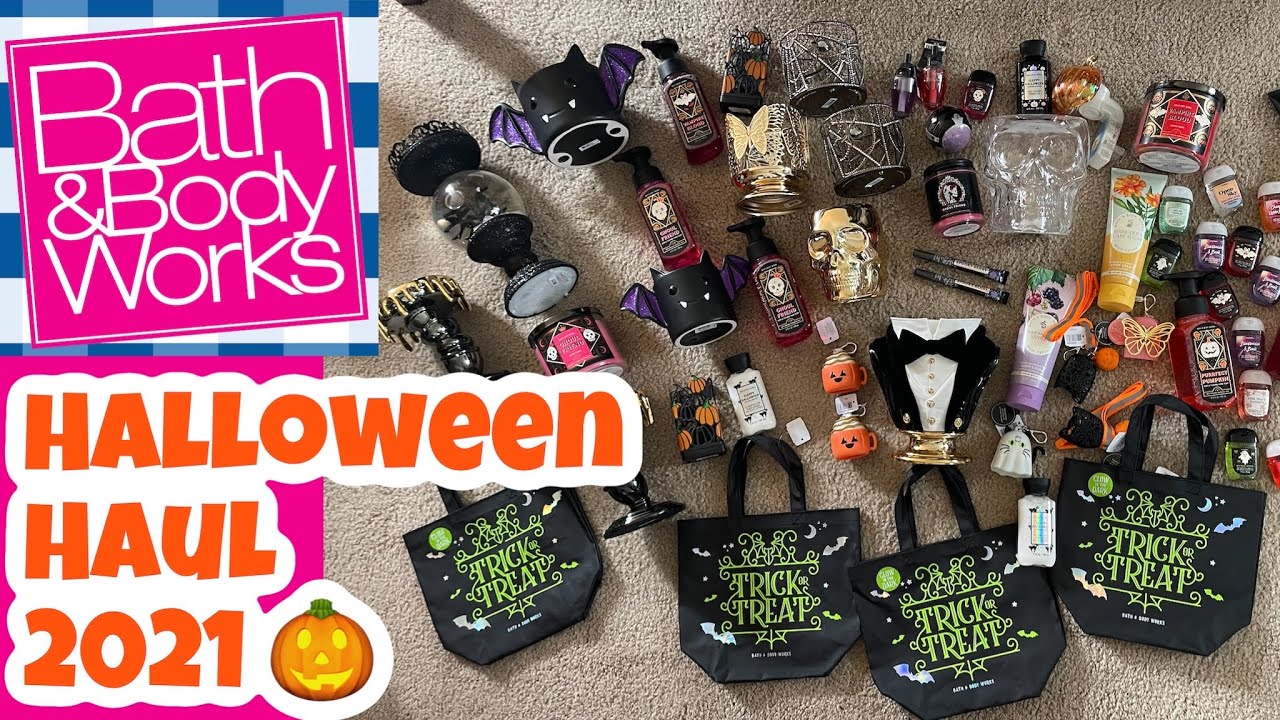 BATH AND BODY WORKS HALLOWEEN **HUGE** HAUL 2021! + GIVEAWAYS!! | IAmNikkieG