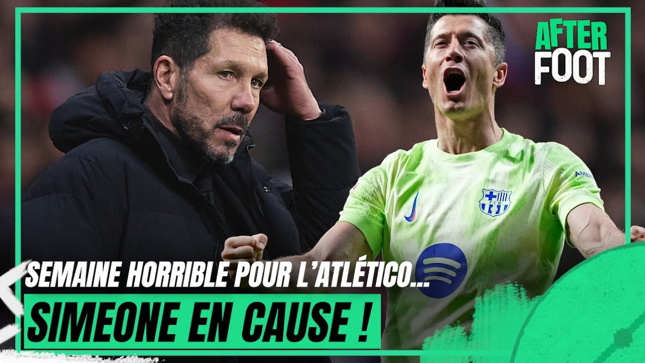Semaine horrible pour l'Atlético... 