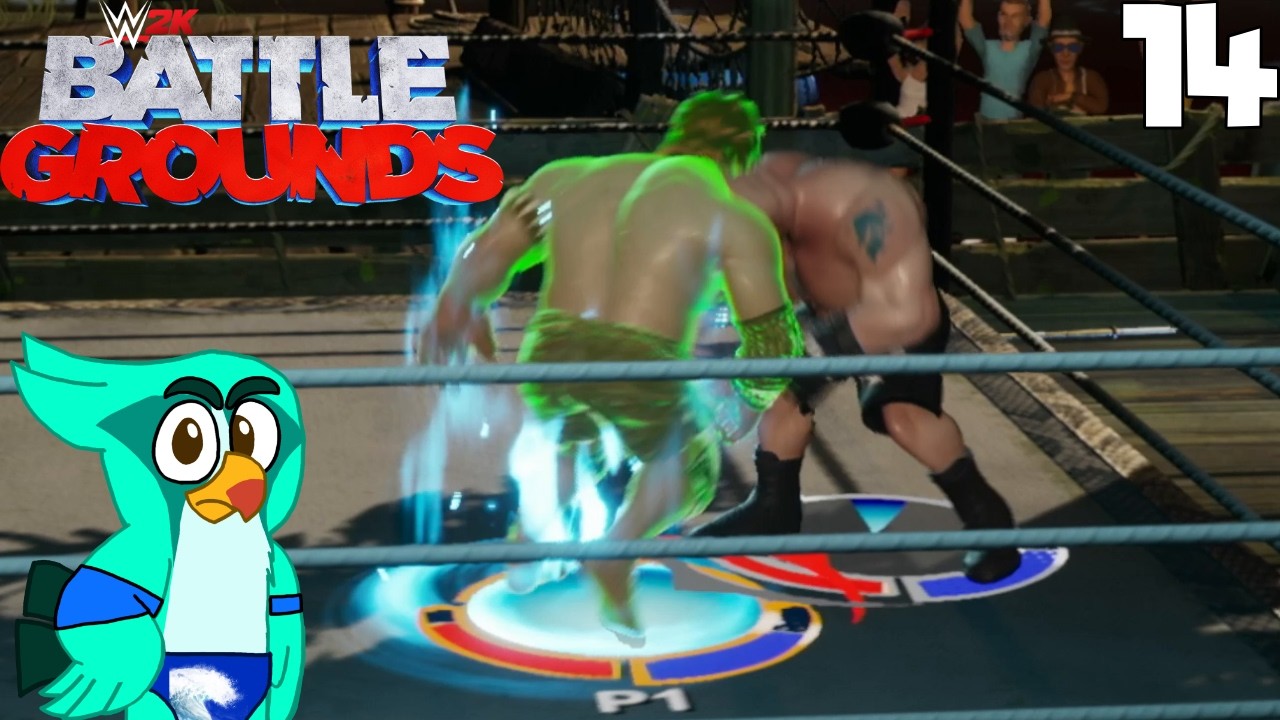 Давайте поиграем в WWE 2K Battlegrounds — Часть 14 — Крокбой против Зверя в Карнейшене