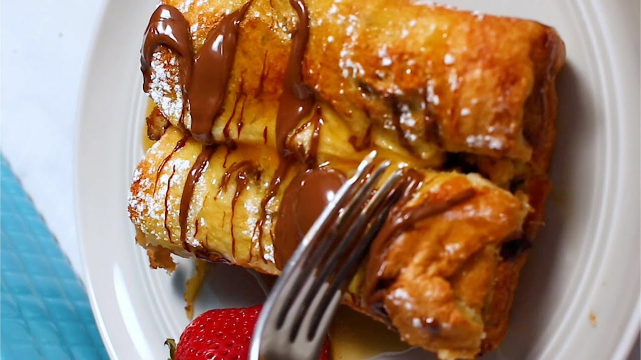 Nutella French Toast Casserole