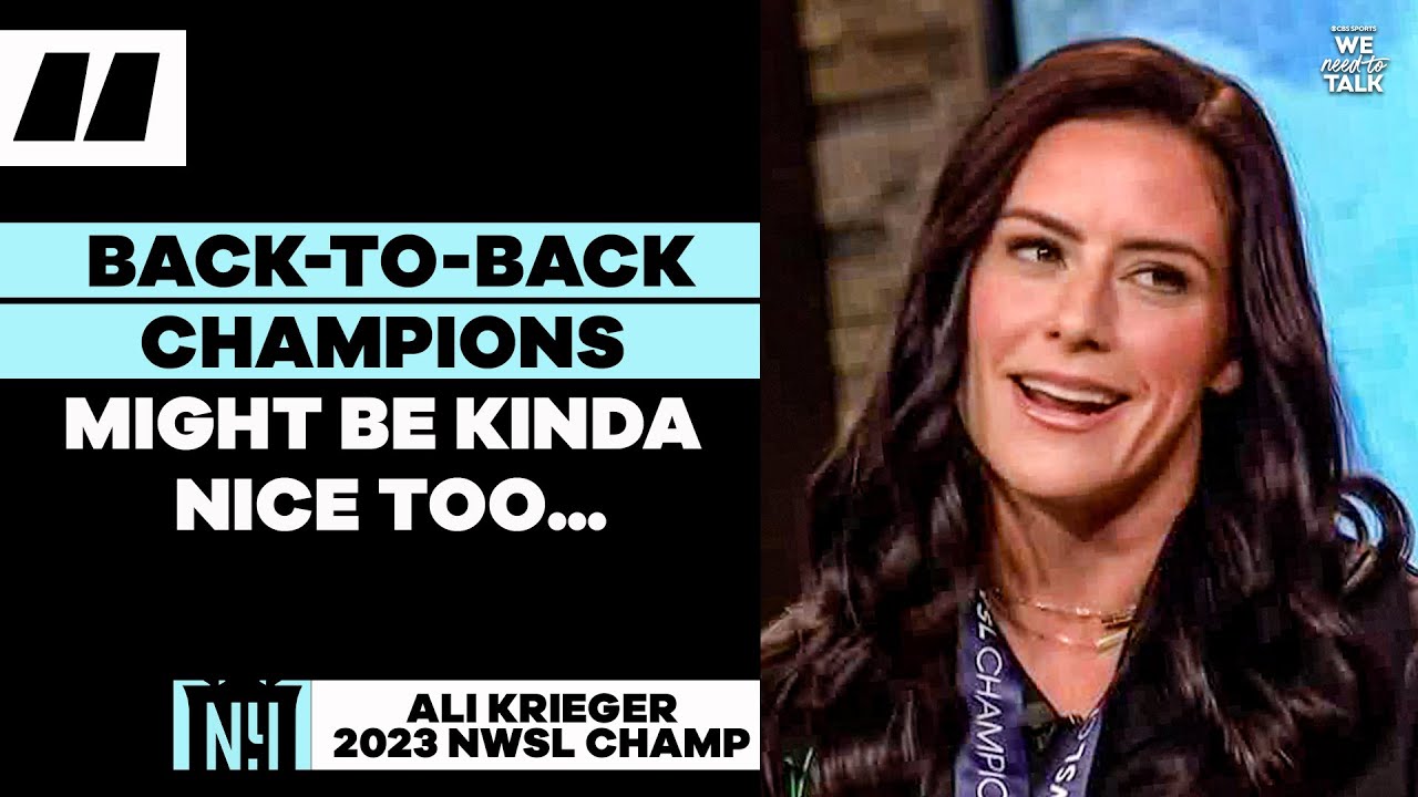 Ali Krieger on FUTURE WITH SOCCER, Celebration Plans + MORE | WNTT