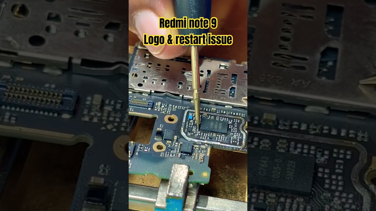 Redmi note 9 logo & restart issue 😱😱😱@MOBILEWORLDTEC