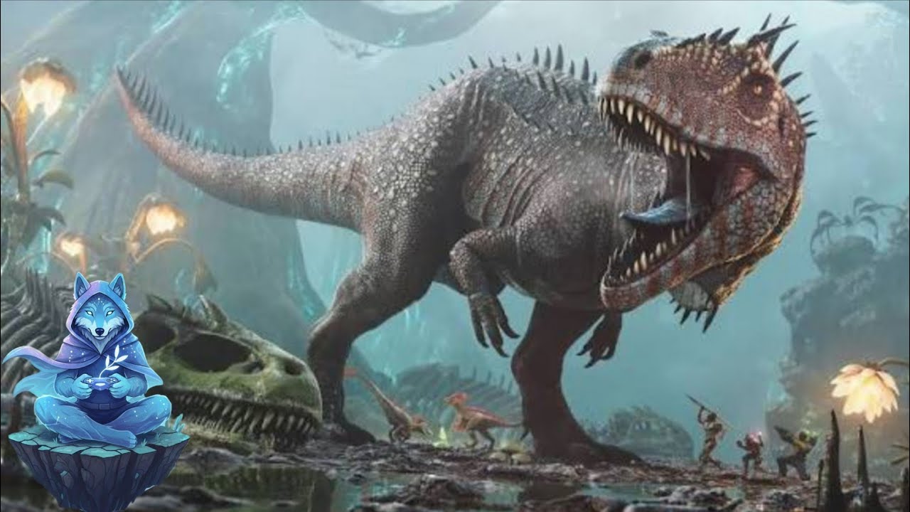 روضت أقوى وحش في لعبة آرك موبايل الكاركار المرعب carchardontosaurus في ARK Ultimate Mobile Edition 