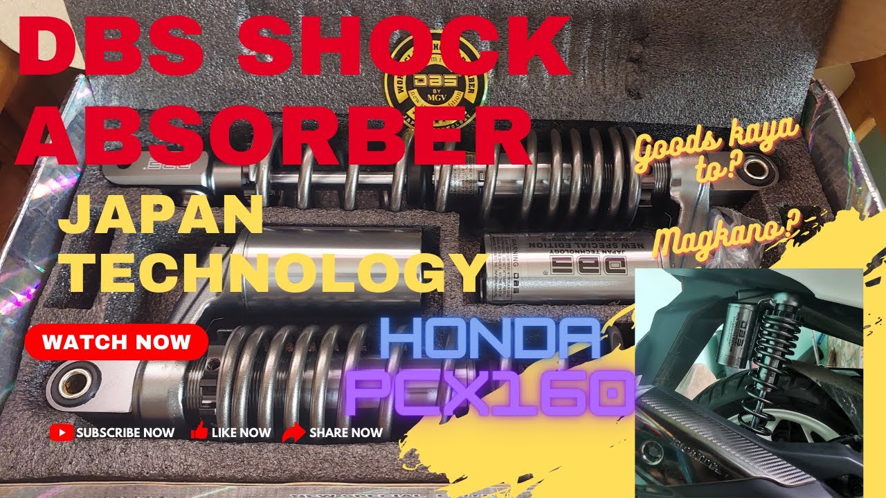 PCX 160 | DBS Shock Absorber | UNBOXING | DBS PREMIUM JAPAN TECHNOLOGY| Sobrang sulit!Ganda ng PLAY!