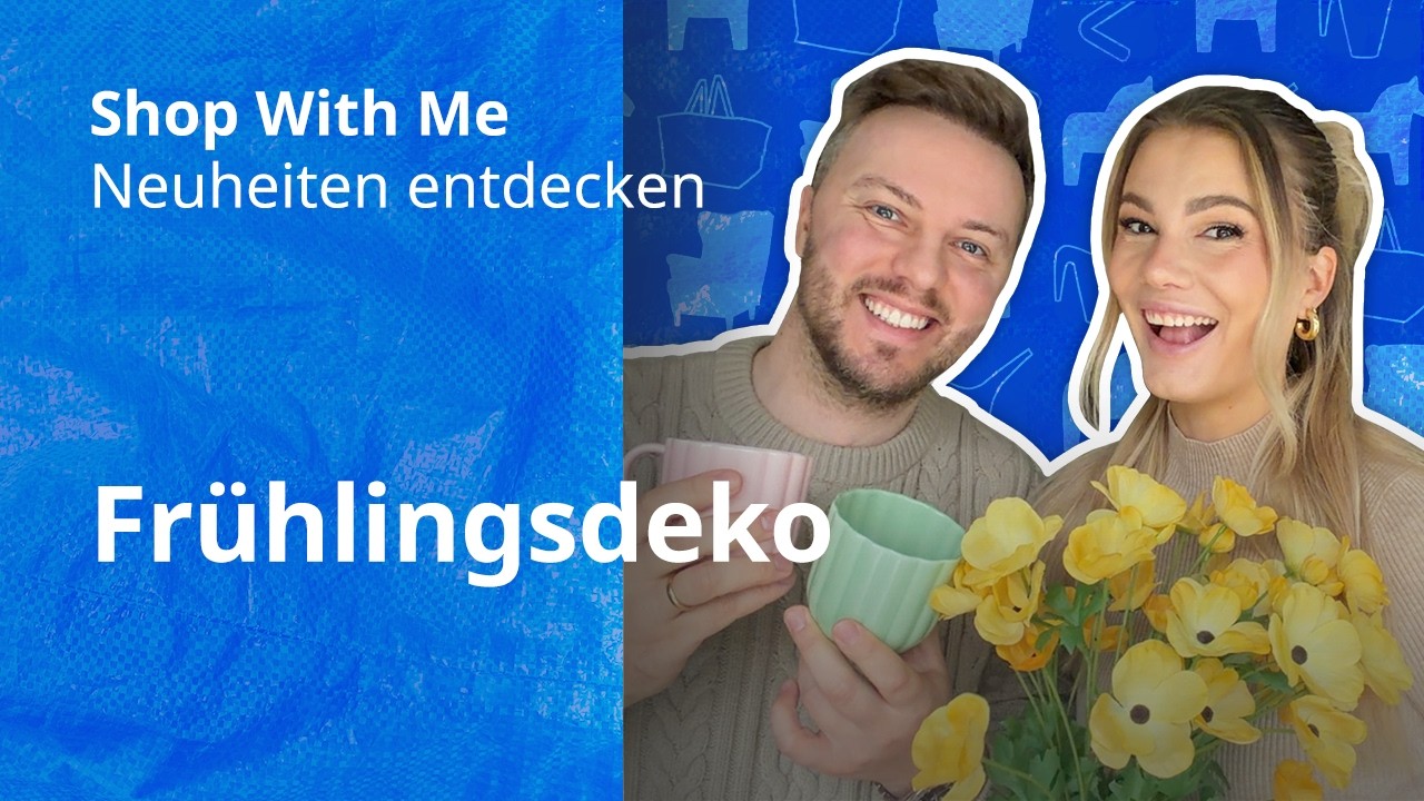 Wie dekoriere ich mein Zuhause für den Frühling? | IKEA Shop With Me mit @CindyPhil