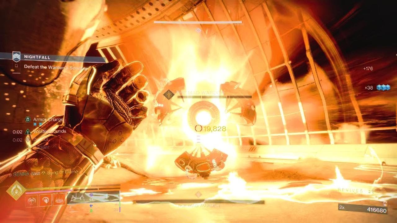 Solo GM Warden Of Nothing High score competition on warlock (420k score)@Chablo91 - DESTINY 2