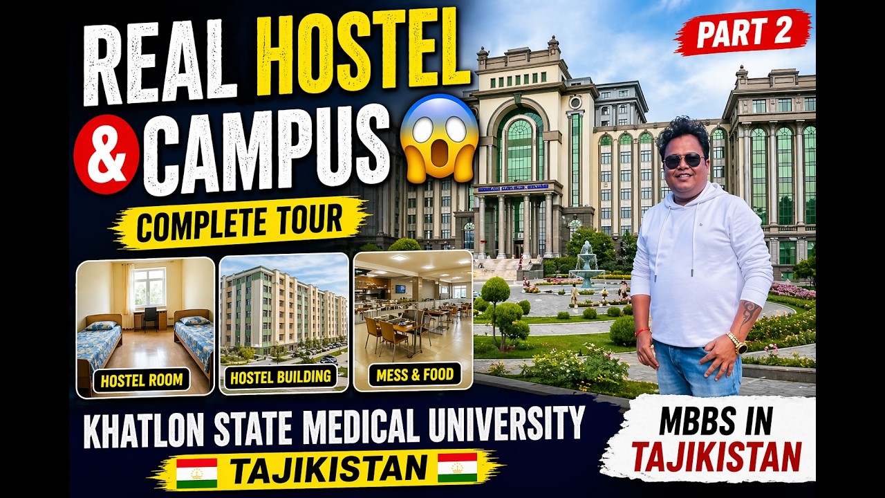 Khatlon State Medical University Hostel & Campus Tour 🇹🇯 | MBBS in Tajikistan 2026