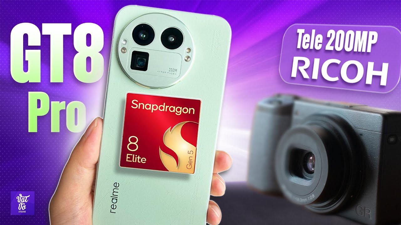 Đánh giá realme GT8 Pro: Điểm nhấn camera Ricoh từ Nhật Bản, pin vô địch hiện tại!
