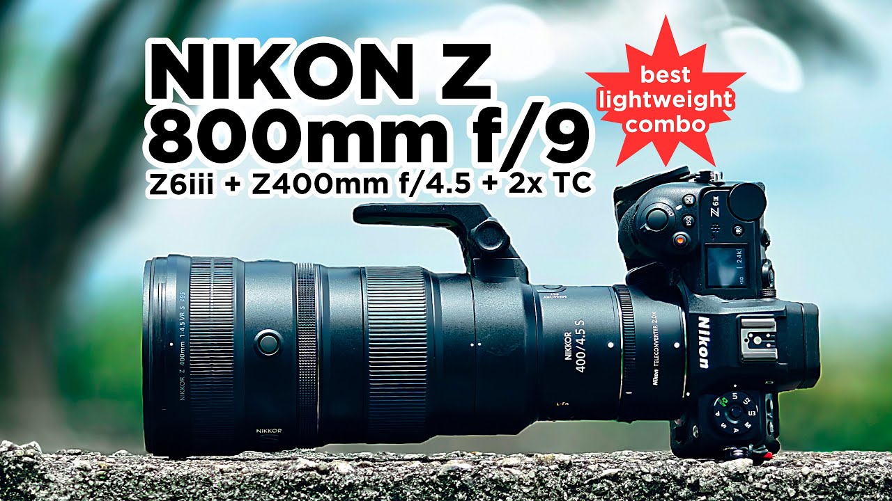 Best lightweight 800mm wildlife set from NIKON Z6iii + Z 400mm f/4.5 VR S + 2x TC