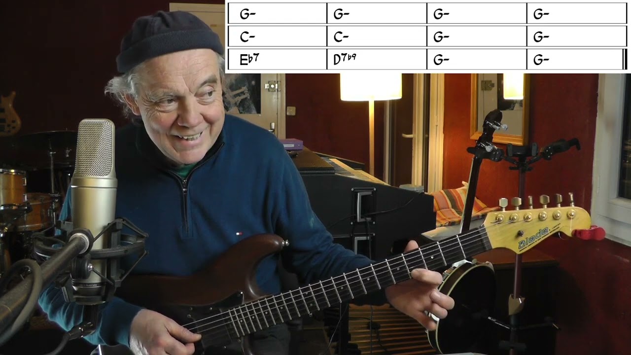Blues (presque) débutants: un blues sol mineur évolué