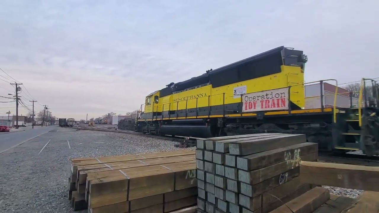 NEW YORK SUSQUEHANNA & WESTERN TOYS FOR TOTS OPERATION TOY TRAIN Little Ferry,NJ-Vernon,NJ 12-13-25