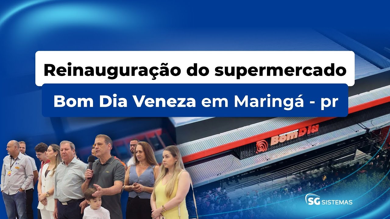 Reinauguração do supermercado Bom Dia Veneza em Maringá