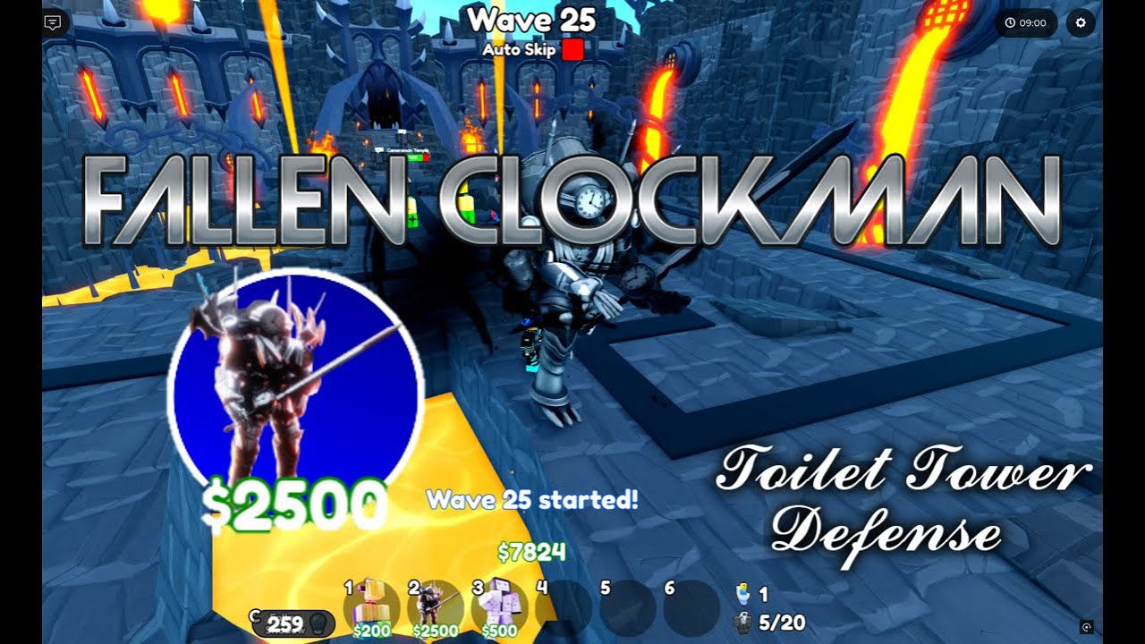 Fallen Clockman best Time ability unit in Toilet Tower Defense?