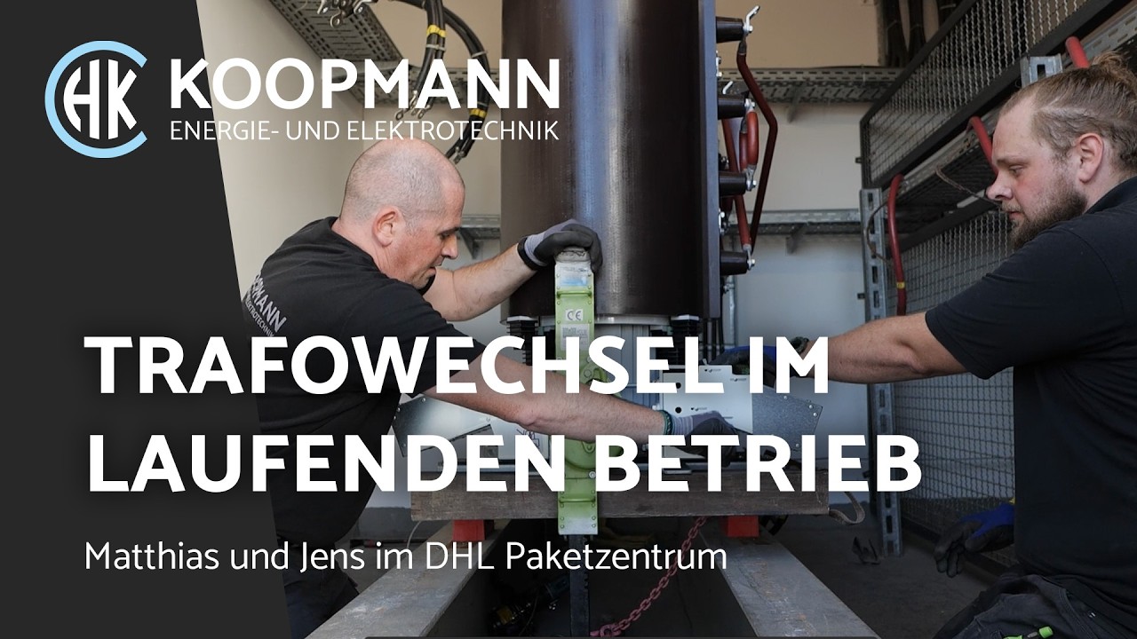 Im laufenden Betrieb: 135 neue Trafos f&uuml;r die DHL