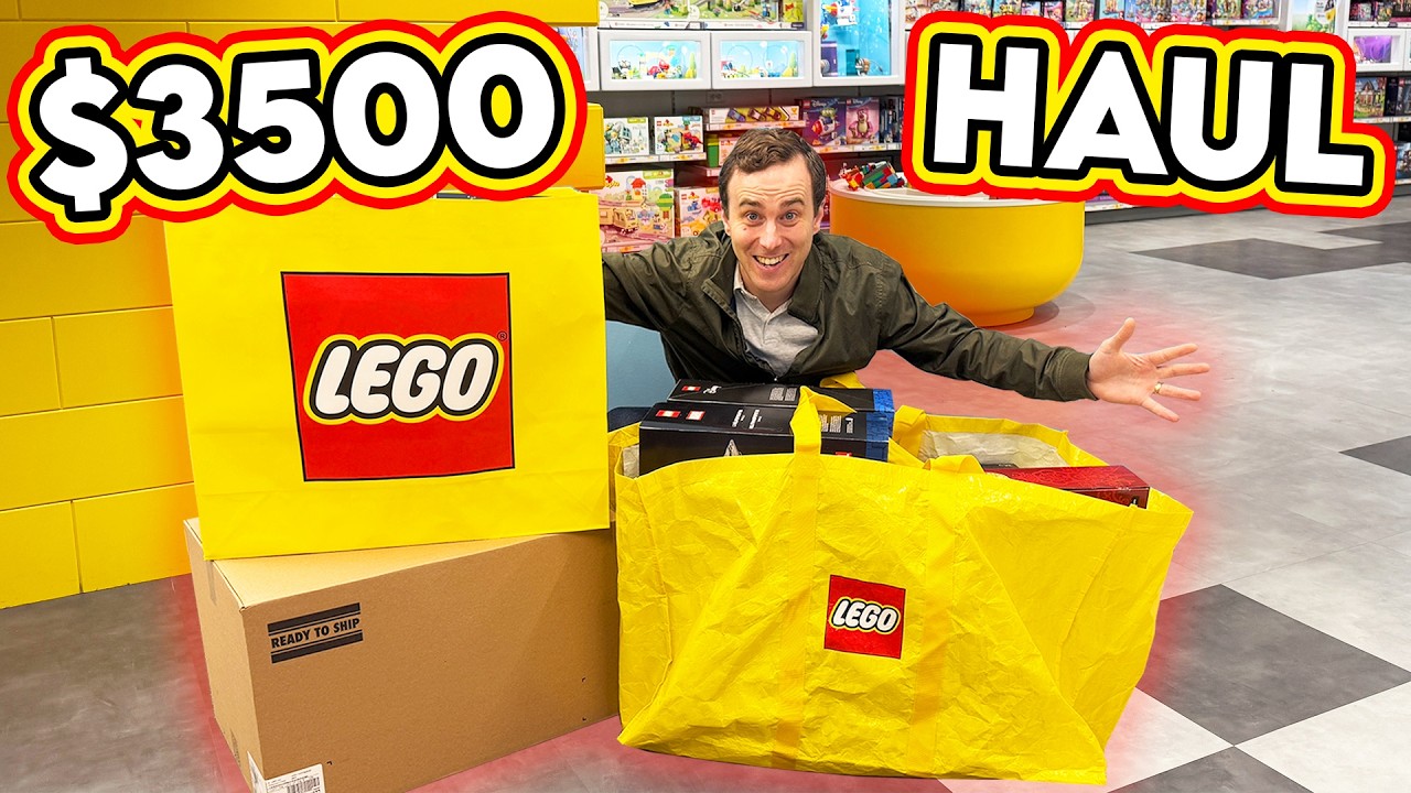 Потратил 3500 долларов в магазине LEGO!