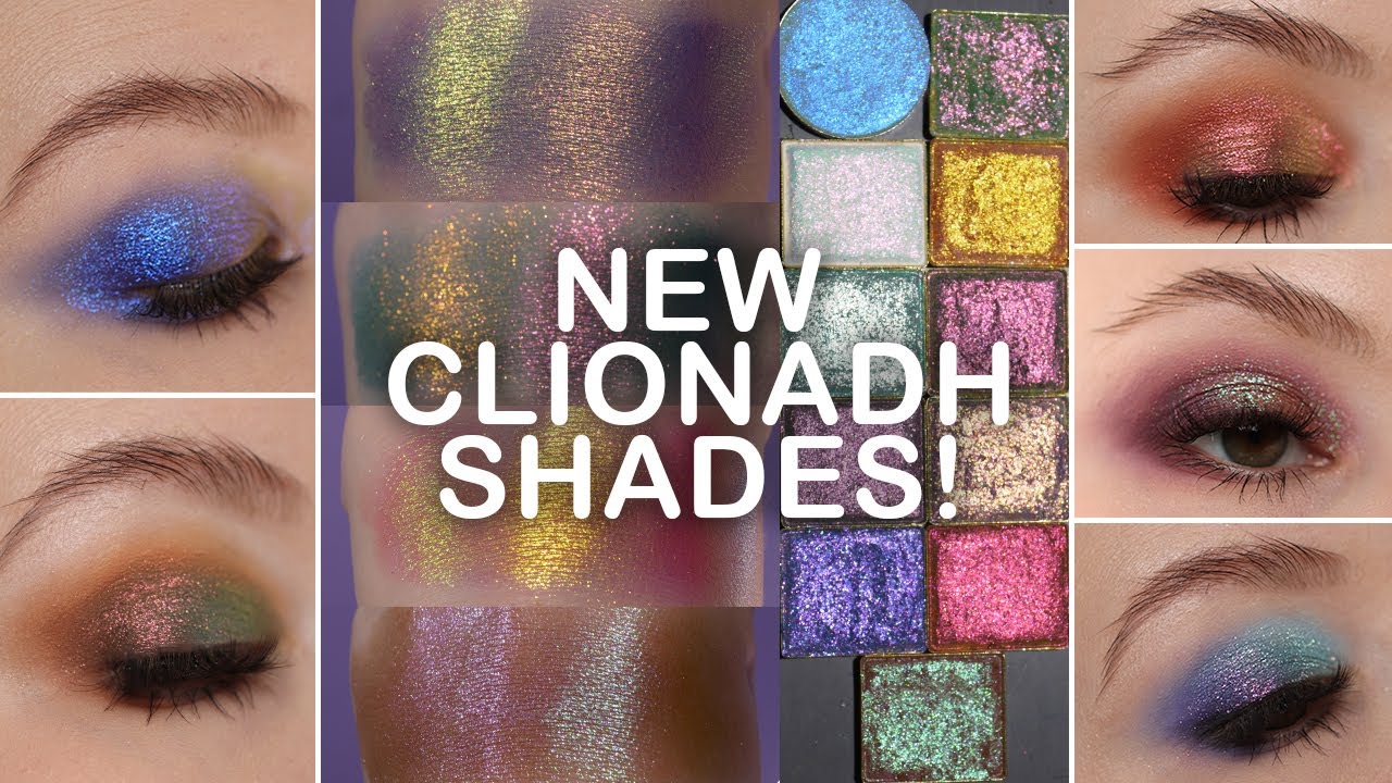 Clionadh Stained Glass 11 new shades!! 5 looks and detailed swatch of each shade