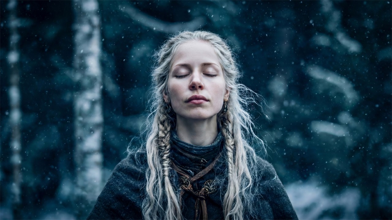 Winter Meditation for Inner Strength ❄️ 1 Hour Nordic Calm Music