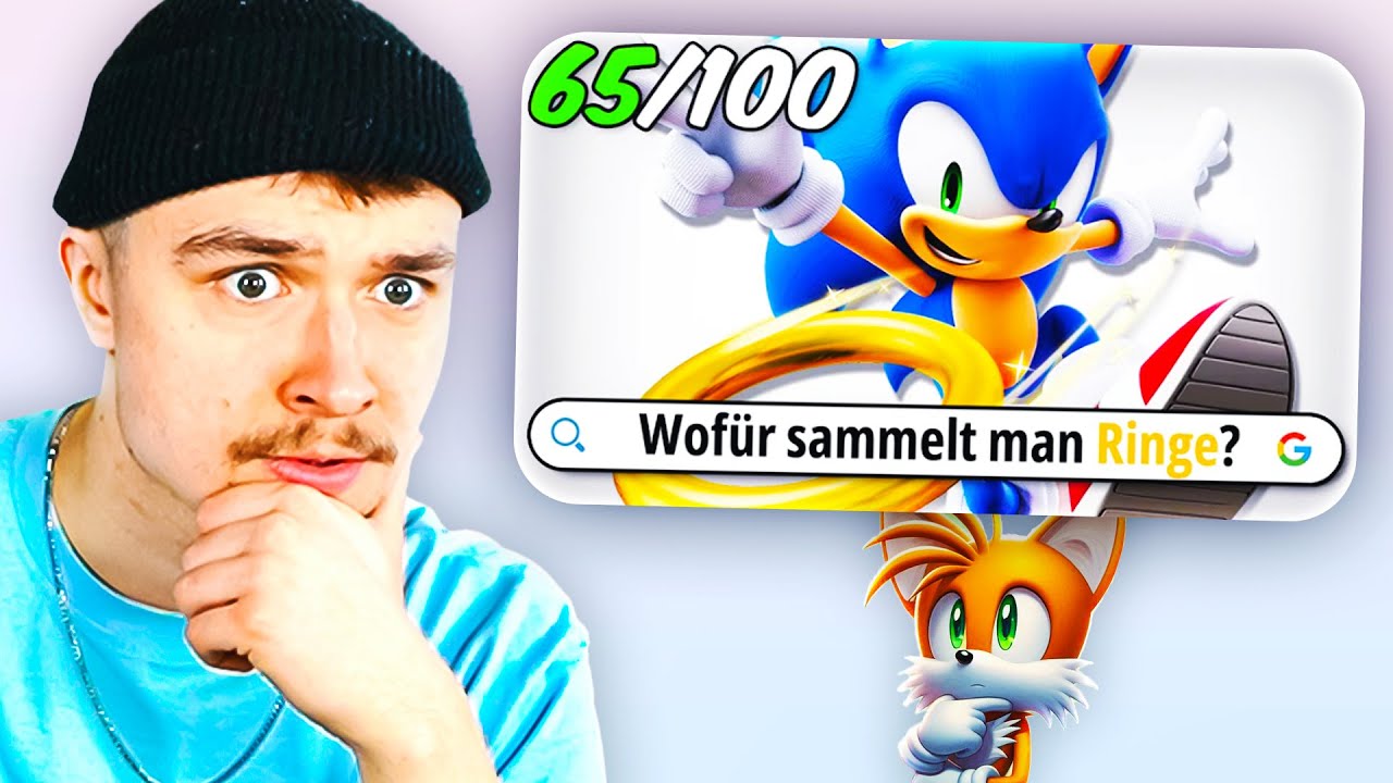 100 Sonic FRAGEN, die sich jeder stellt! | Dävid Reaktion