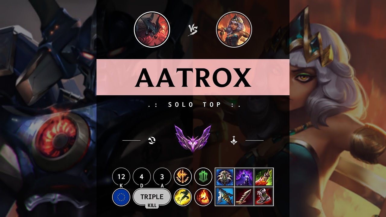 Aatrox Top vs Qiyana - EUW Master Patch 14.10