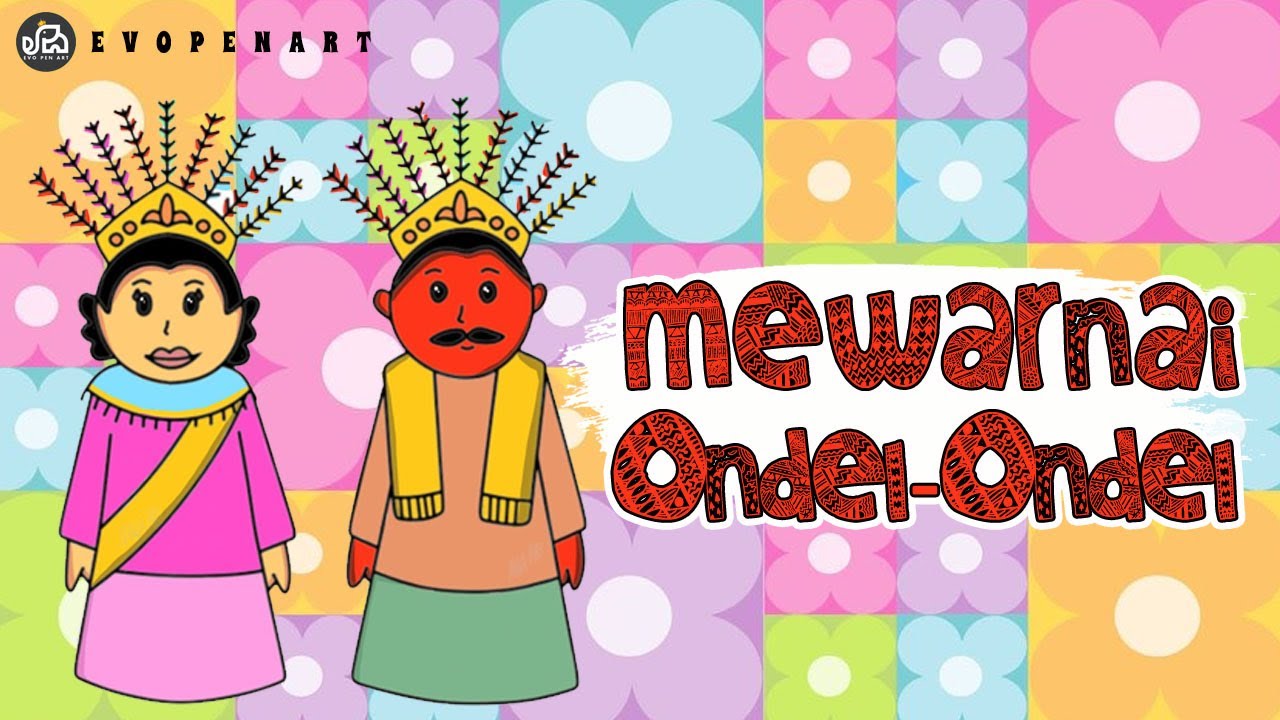 Mewarnai Ondel-Ondel | Seni Tradisional Betawi | Ondel-Ondel Jakarta