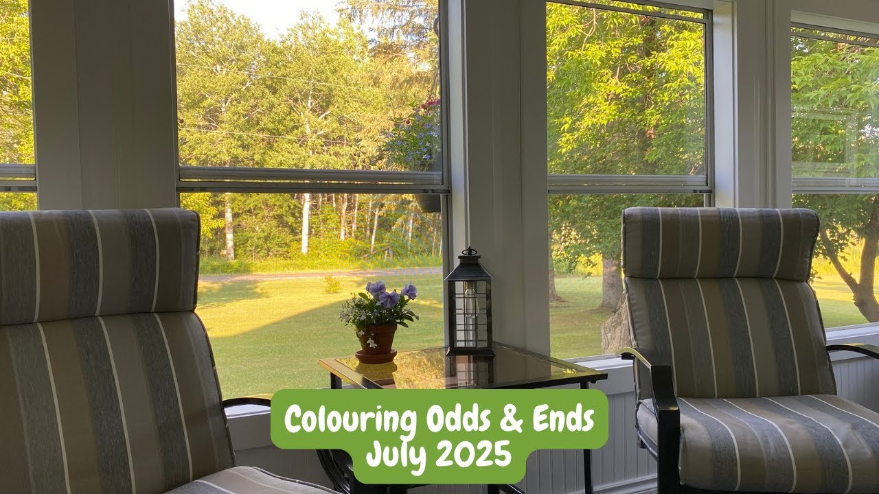 Colouring Odds & Ends July 2025 :) | Adult Colouring