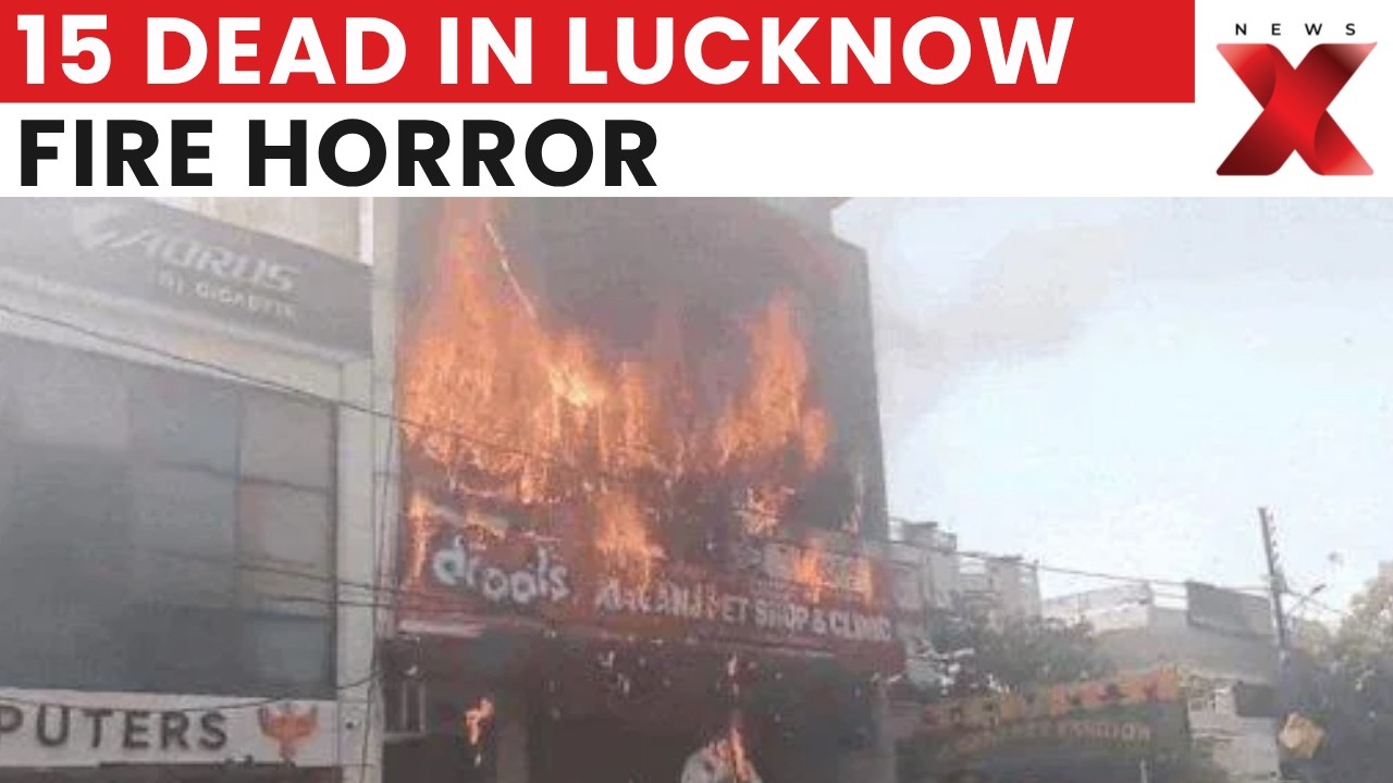 Lucknow Coaching Centre Fire Kills 15; Students Jump From Building Amid Panic | Latest News | NewsX